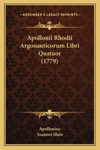 Apollonii Rhodii Argonauticorum Libri Quatuor (1779)