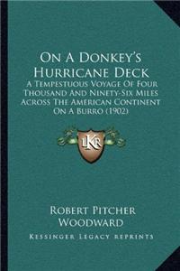 On A Donkey's Hurricane Deck