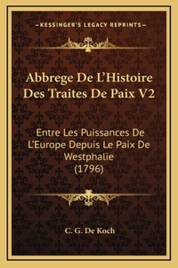 Abbrege De L'Histoire Des Traites De Paix V2