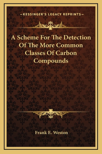 A Scheme For The Detection Of The More Common Classes Of Carbon Compounds