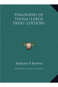 Philosophy of Theism