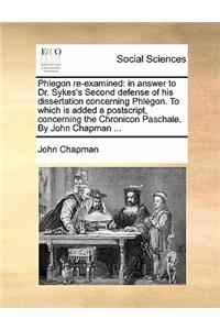 Phlegon Re-Examined