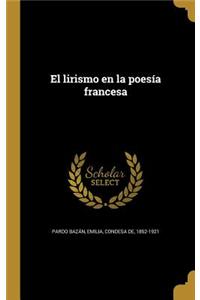 El lirismo en la poesía francesa