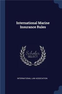 International Marine Insurance Rules