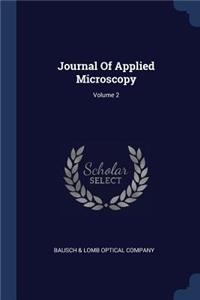 Journal Of Applied Microscopy; Volume 2