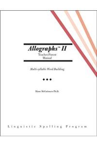 Allographs Ii Teacher/Parent Manual