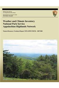 Weather and Climate Inventory National Park Service Appalachian Highlands Network