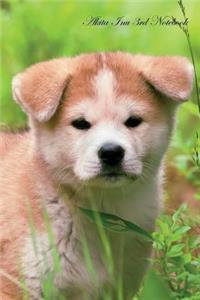 Akita Inu 3rd Notebook Record Journal, Diary, Special Memories, To Do List, Academic Notepad, and Much More