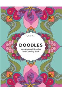 Doodles - Inky Abstract Doodles and Coloring Book