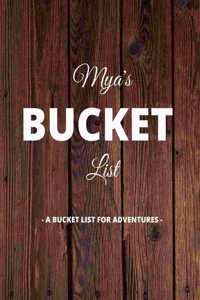 Mya's Bucket List