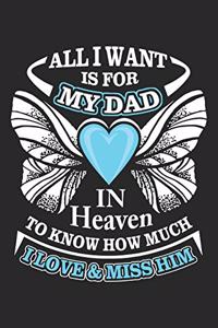 All i want is for my dad is heaven to know how much i love & miss him
