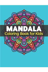 Mandala Coloring Book for Kids