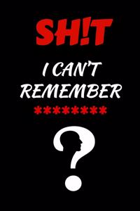Shit I Can't Remember