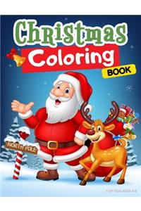 Christmas Coloring Book for Kids Ages 4-8