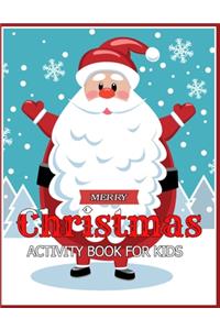 Merry Christmas Activity Book for Kids