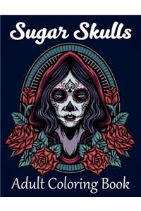 Sugar Skulls Adult Coloring Book