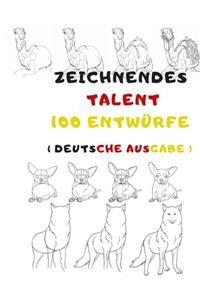 Zeichnendes Talent 100 Entwürfe