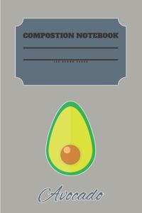 Avocado Composition Notebook 120 Pages