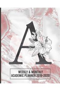 Academic Planner 2019-2020 Weekly & Monthly