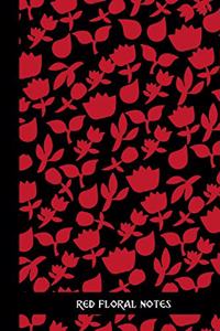 red floral notes