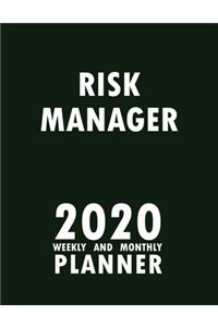 Risk Manager 2020 Weekly and Monthly Planner