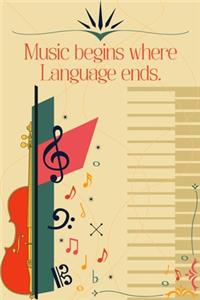 Music Begins Where Language Ends