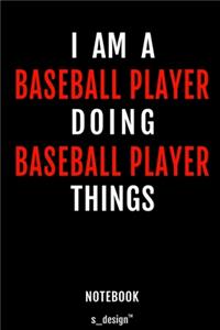 Notebook for Baseball Players / Baseball Player