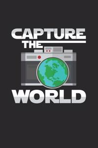 Capture the world: 6x9 Photography - dotgrid - dot grid paper - notebook - notes