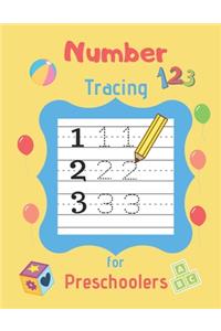 Number Tracing for Preschoolers