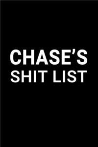 Chase's Shit List