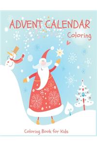 Advent Calendar Coloring - Coloring Book for Kids