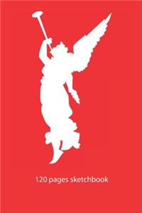 christmas notebook angel sketchbook