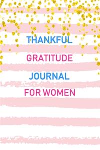 Thankful Gratitude Journal For Women