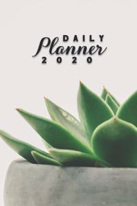 Daily Planner 2020: Green Nature 52 Weeks 365 Day Daily Planner for Year 2020 6x9 Everyday Organizer Monday to Sunday Life Plan Academic Scheduler New Year Vegan Vegeta