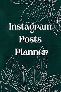Instagram posts planner