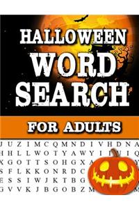 Halloween Word Search For Adults