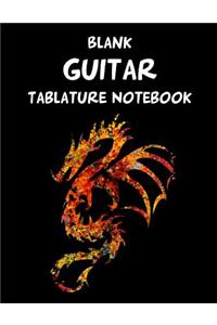 Blank Guitar Tablature Notebook
