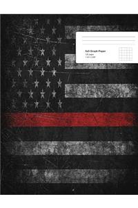 Thin Red Line Composition Notebook