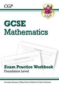 GCSE Maths Exam Practice Workbook with Answers and Online Ed