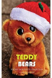 Teddy Bears Pocket Monthly Planner 2018