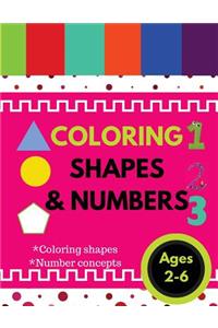 Coloring Shapes and Numerals