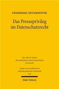 Das Presseprivileg im Datenschutzrecht