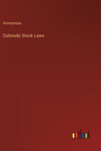 Colorado Stock Laws