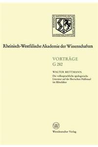 Die volkssprachliche apologetische Literatur auf der Iberischen Halbinsel im Mittelalter