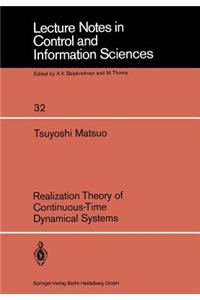 Realization Theory of Continuous-Time Dynamical Systems