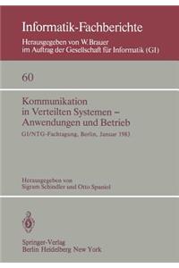 Kommunikation in Verteilten Systemen -- Anwendungen Und Betrieb