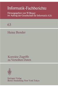 Korrekte Zugriffe Zu Verteilten Daten