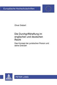 Die Durchgriffshaftung Im Englischen Und Deutschen Recht