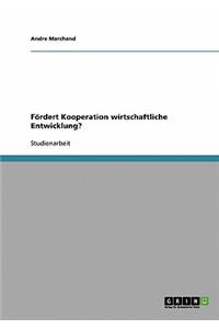 Fördert Kooperation wirtschaftliche Entwicklung?