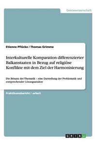 Interkulturelle Komparation differenzierter Balkanstaaten in Bezug auf religiöse Konflikte mit dem Ziel der Harmonisierung